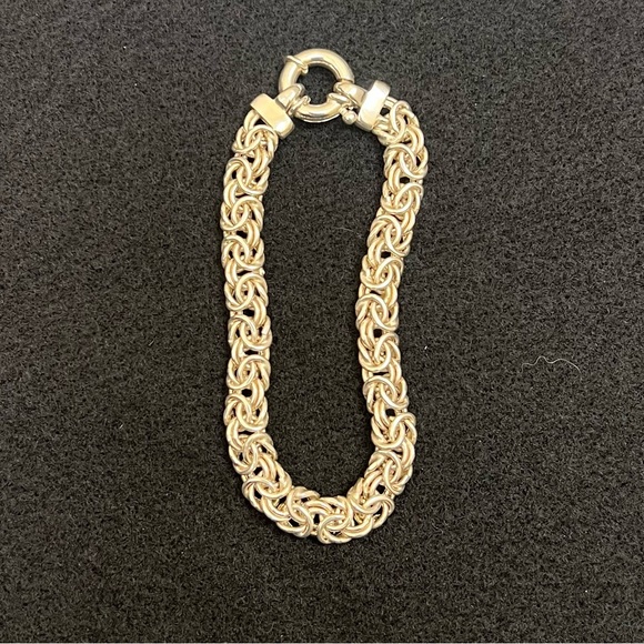 Jewelry - Sterling silver 925 lirm bracelet byzantine EXCELLENT CONDITION! Beautiful piece